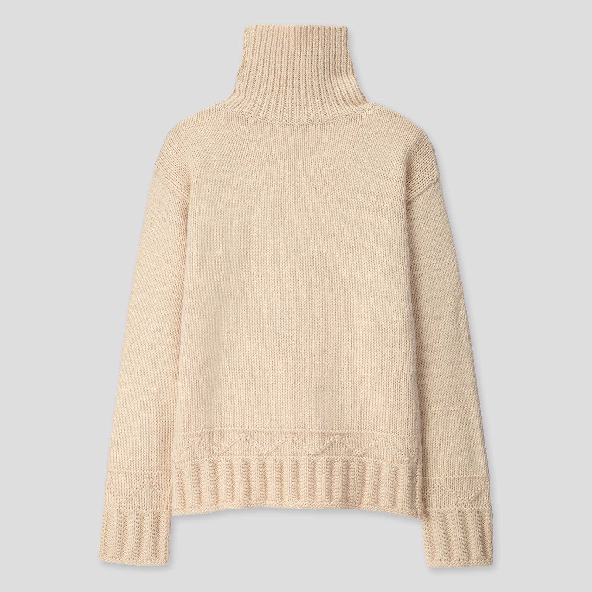 low turtleneck sweater