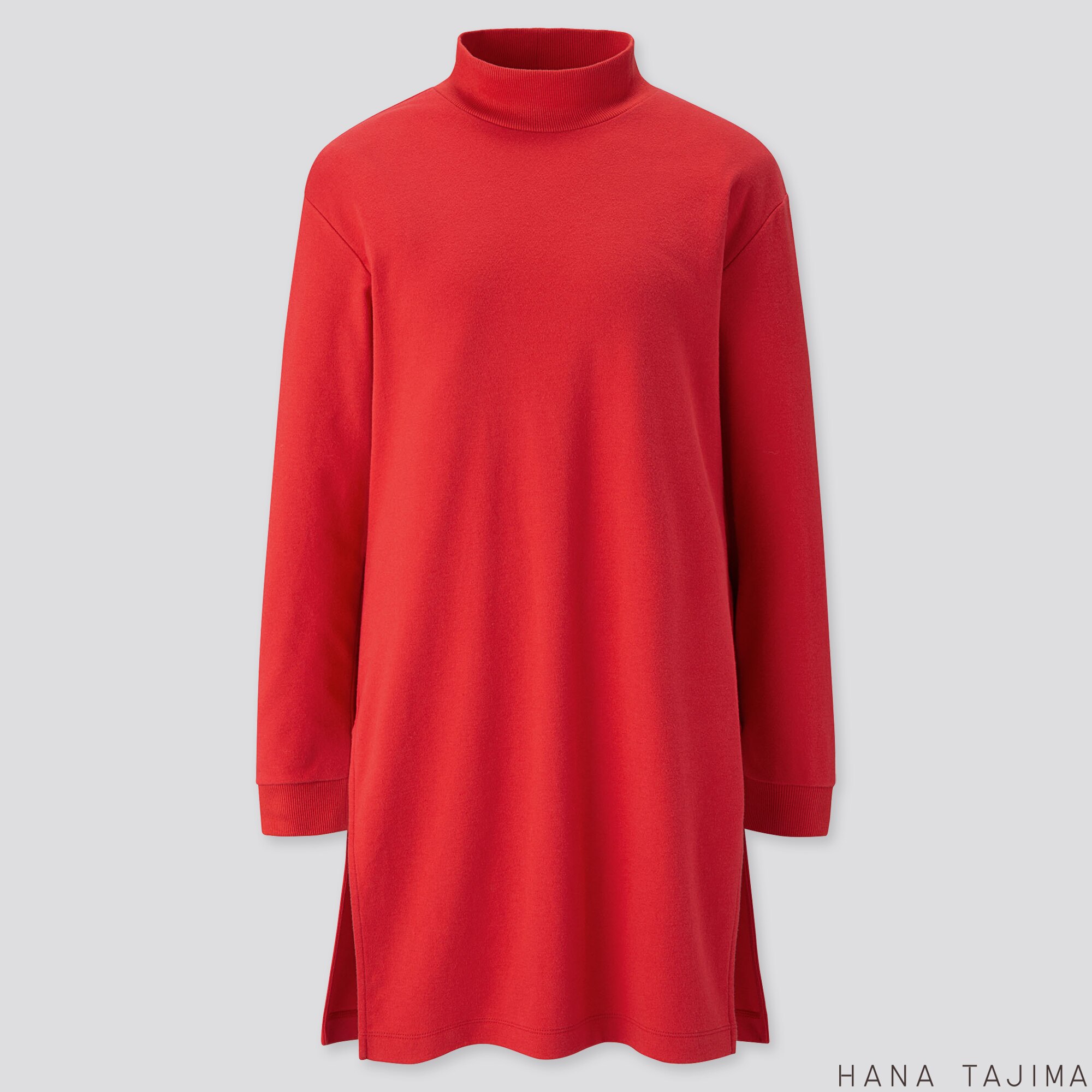 red long sleeve tunic