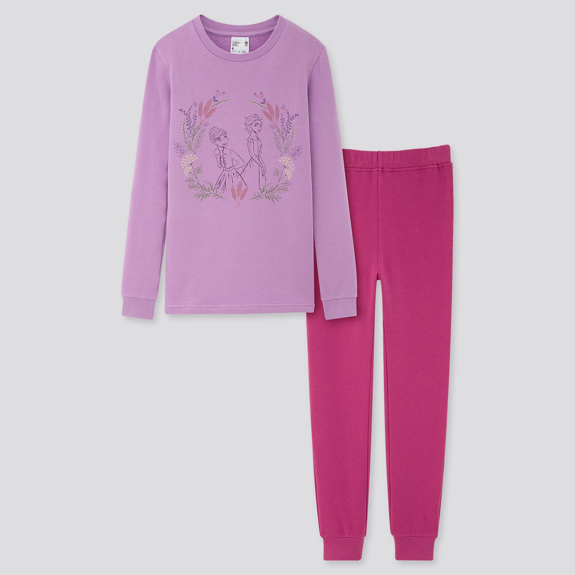 GIRLS FROZEN 2 ULTRA STRETCH LONG-SLEEVE SWEAT SET