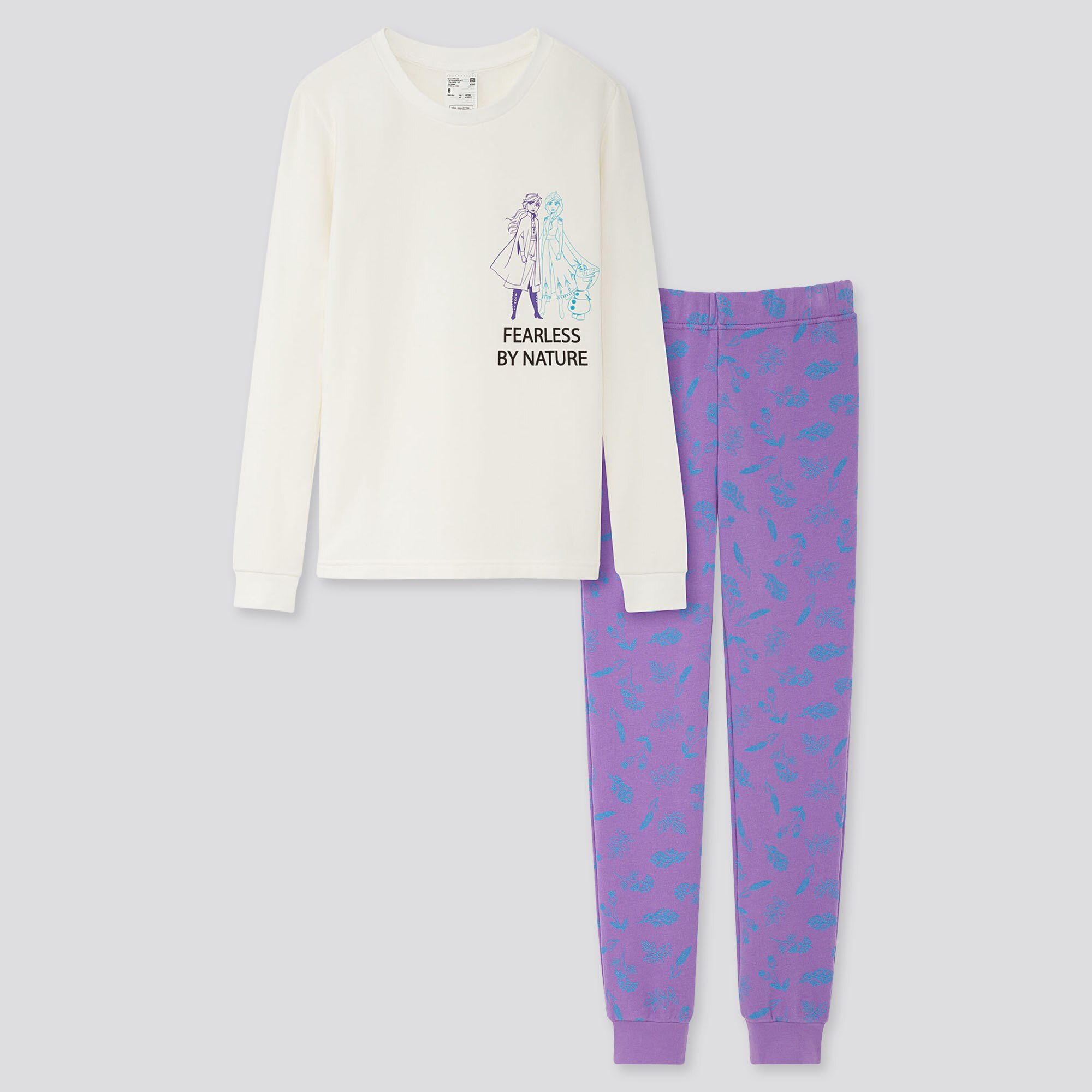 GIRLS FROZEN 2 ULTRA STRETCH LONG-SLEEVE SWEAT SET
