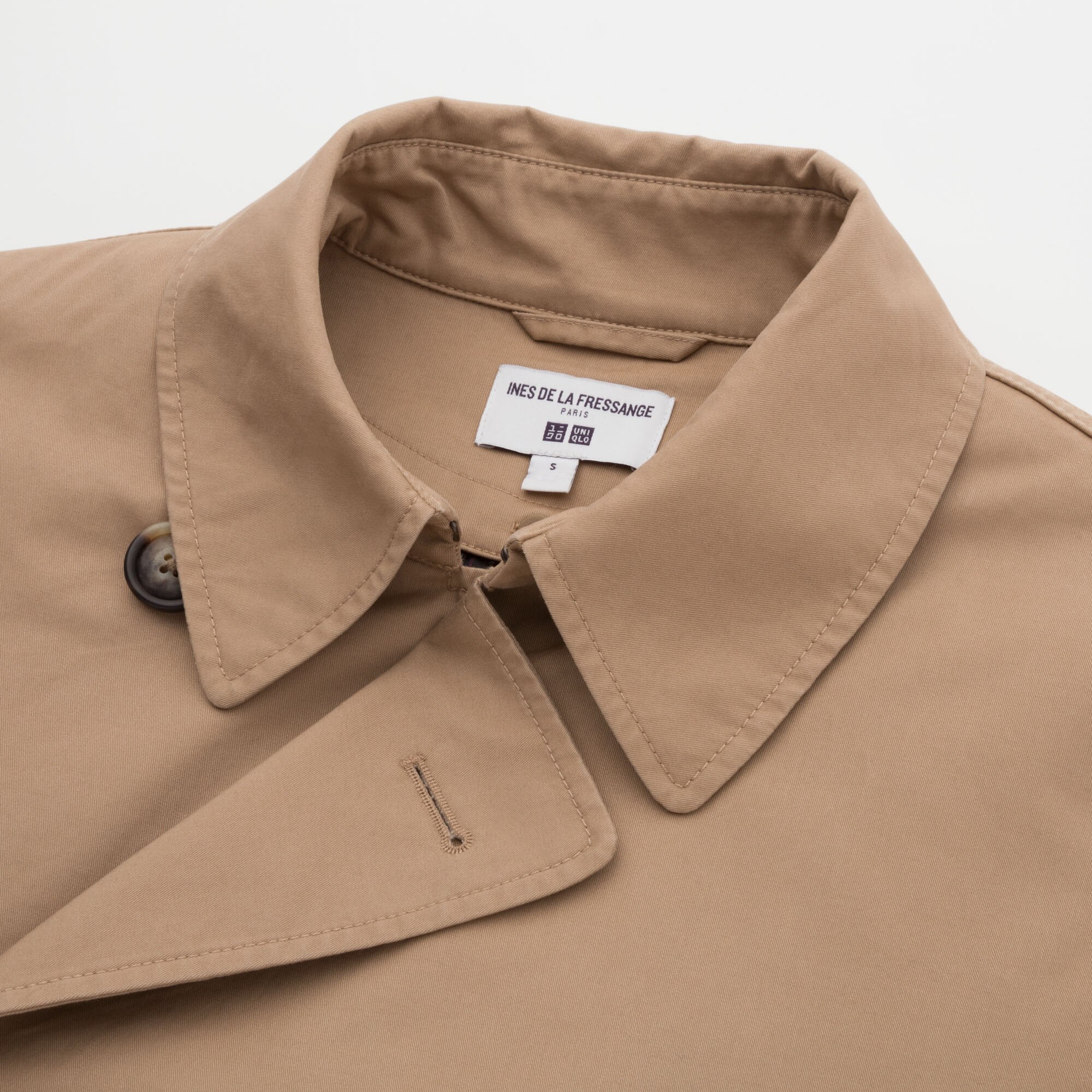 uniqlo ines de la fressange trench coat