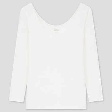 Women HEATTECH Jersey Ballet Neck Thermal Top