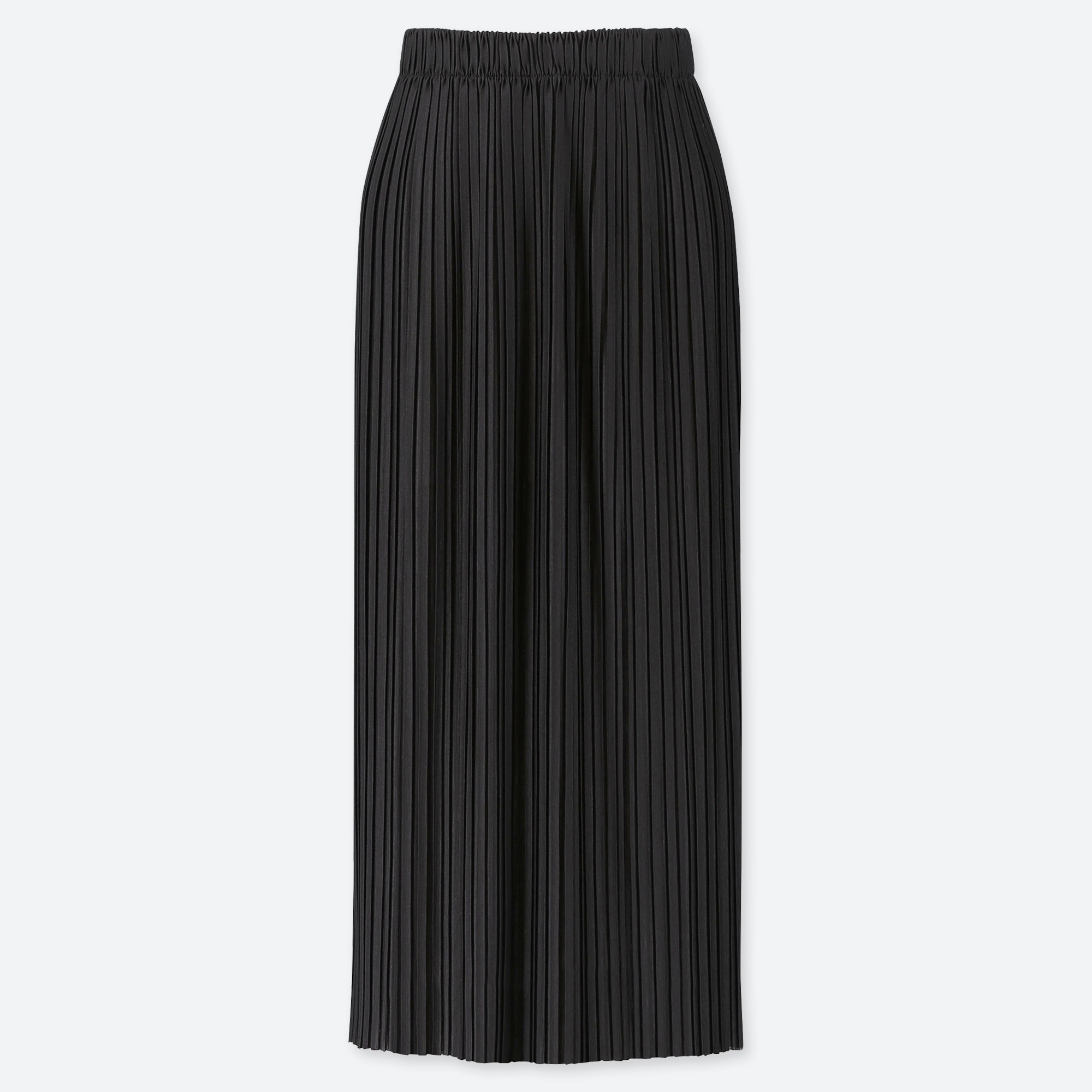 straight black maxi skirt jersey
