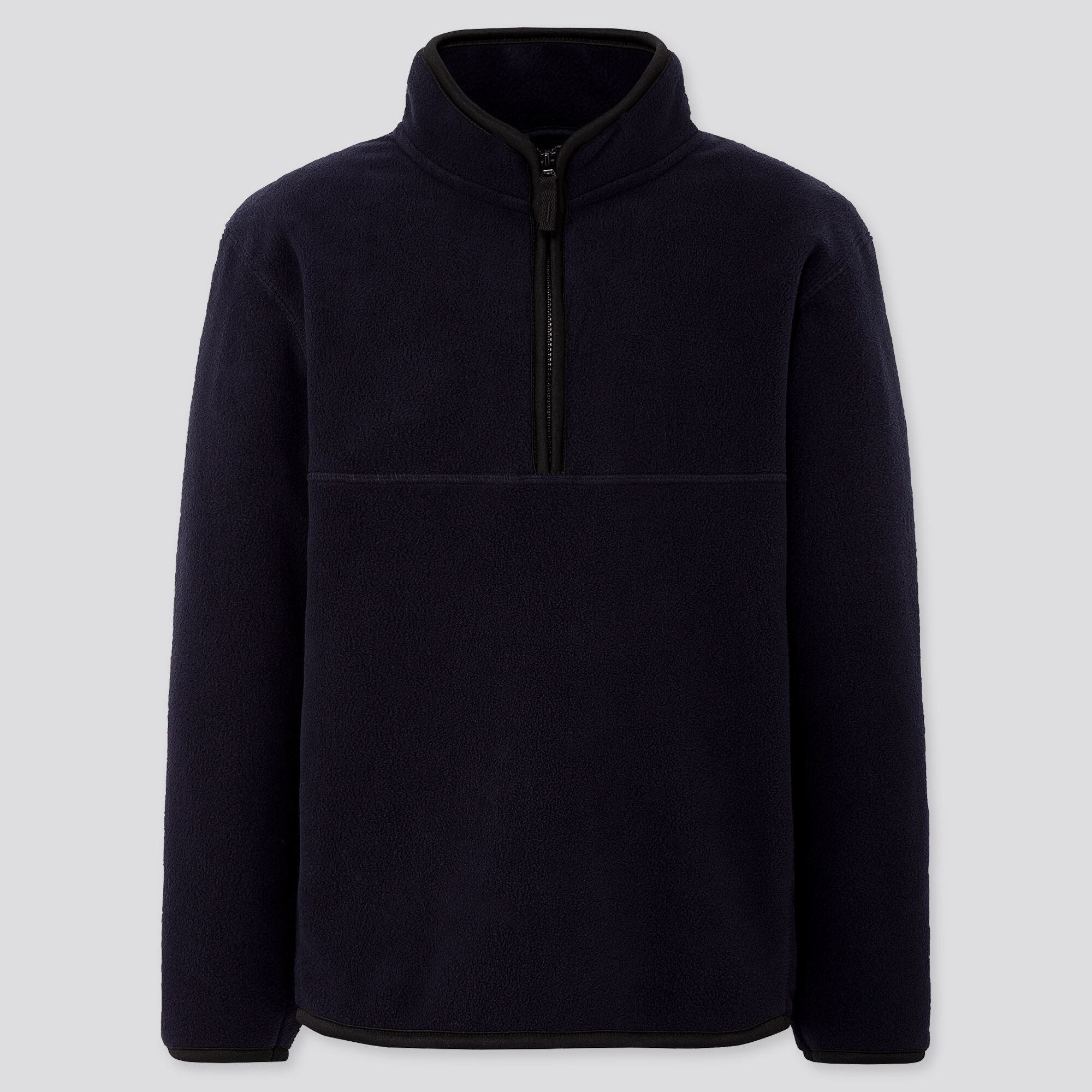 uniqlo fleece half zip pullover