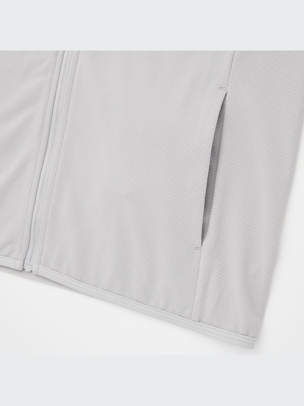 AIRism Mesh UV Protection Full-Zip Long-Sleeve Hoodie