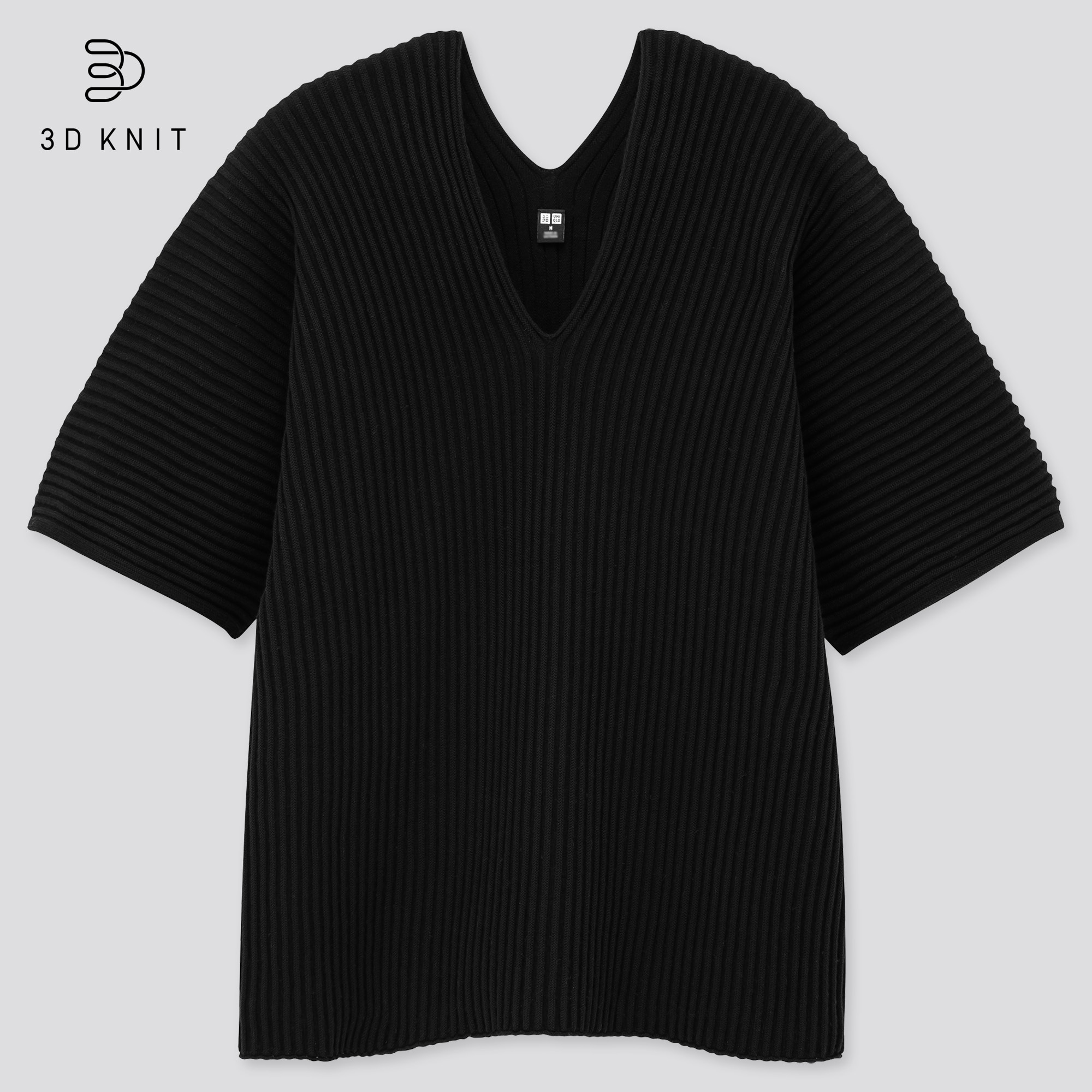 Please Sign In Register Women 3d Cotton V Neck Pleated Half Sleeve Sweater Black Small Images Women 3d Cotton V Neck Pleated Half Sleeve Sweater Black Large Women 3d Cotton V Neck Pleated Half Sleeve Sweater Black Small Similar