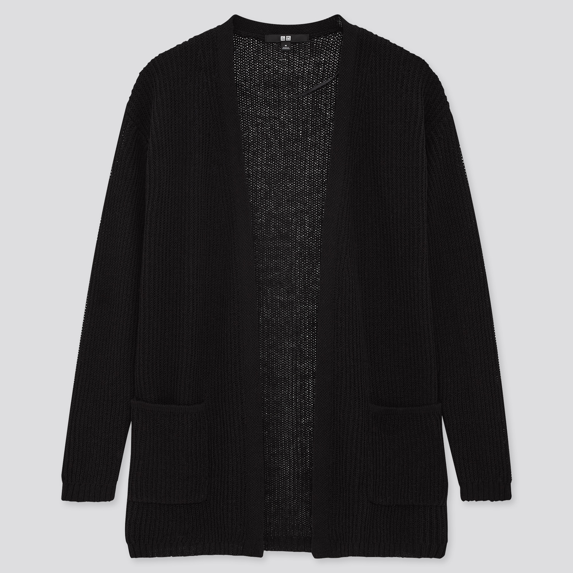 linen blend cardigan
