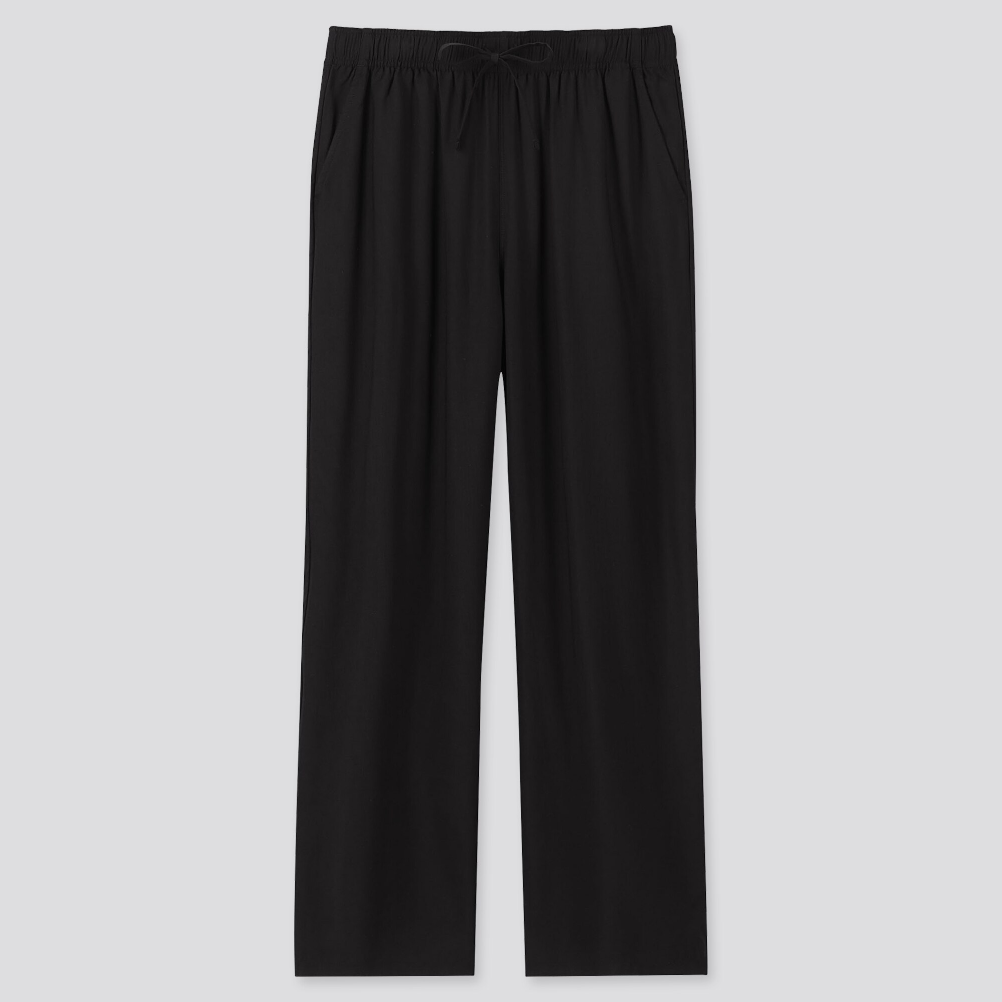 satin drape jogger pants uniqlo