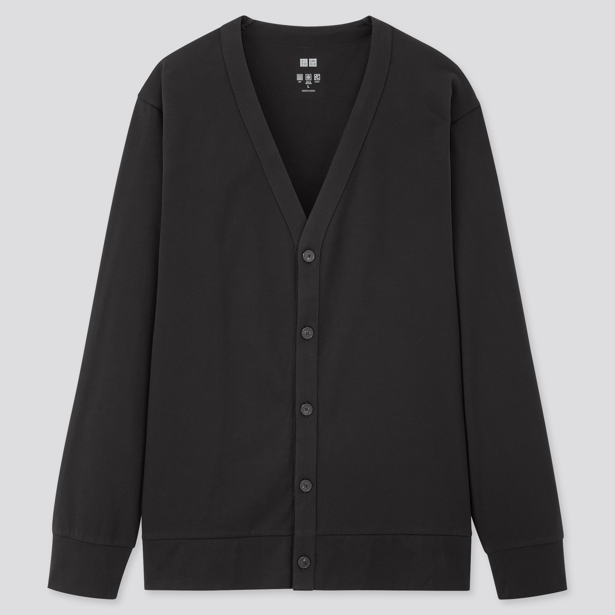 men airism uv protection cardigan