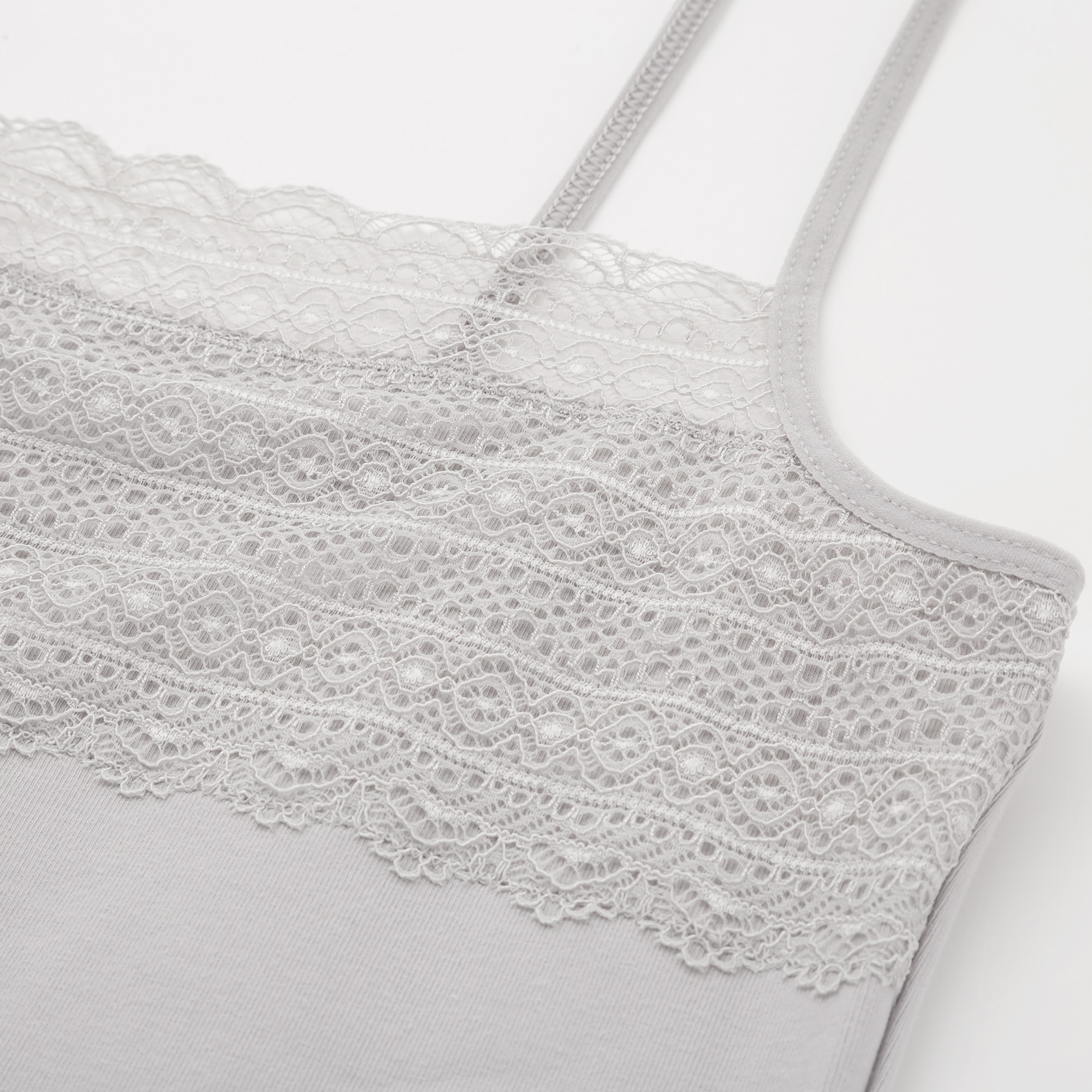 gray lace camisole