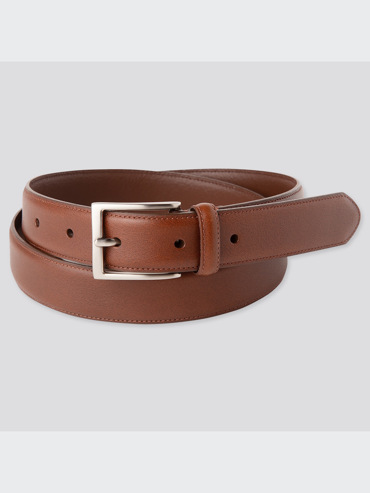 Italian Leather Stitched Belt | UNIQLO US