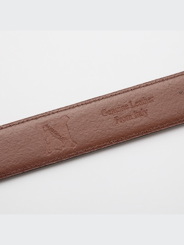 Italian Leather Stitched Belt