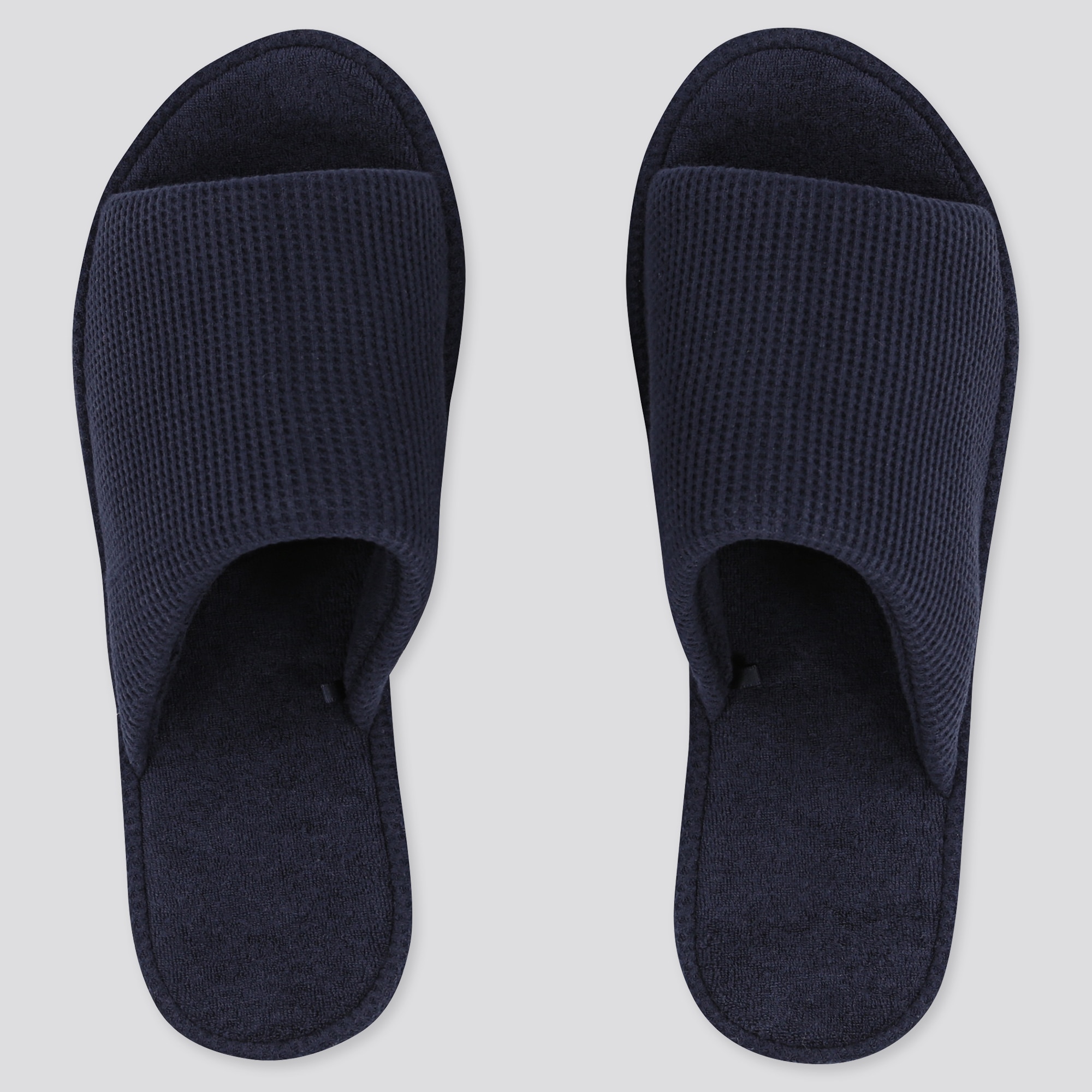 navy slippers