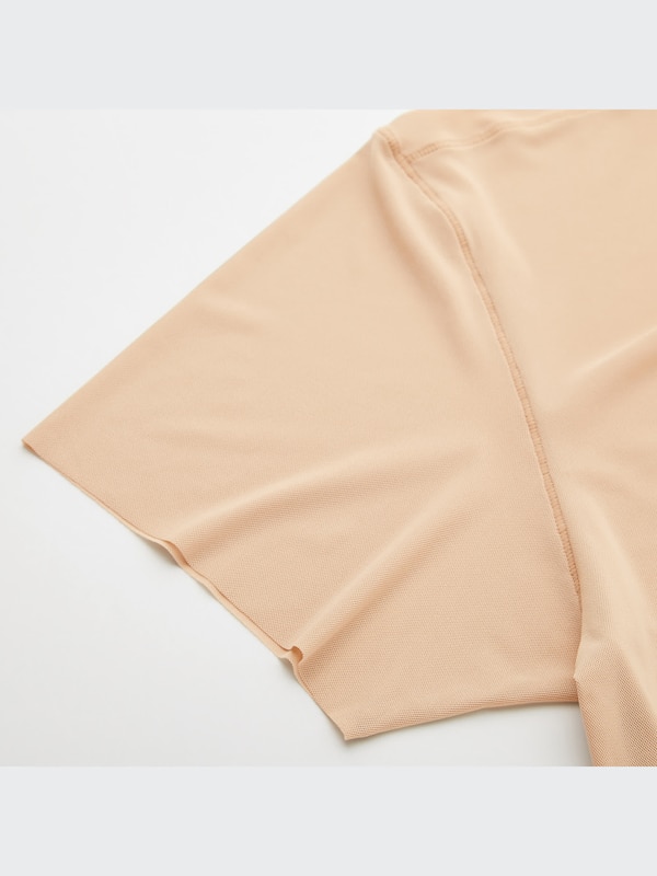 AIRism Micro Mesh V-Neck Short-Sleeve T-Shirt
