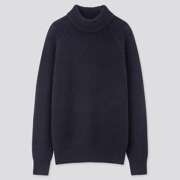 UNIQLO Men Washable Mock Neck Jumper | StyleHint