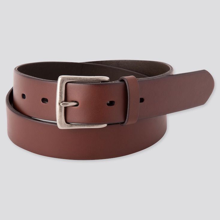 MEN ITALIAN OILED LEATHER BELT | UNIQLO US