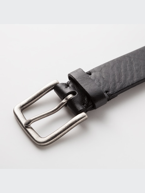 Vintage Italian Leather Narrow Belt