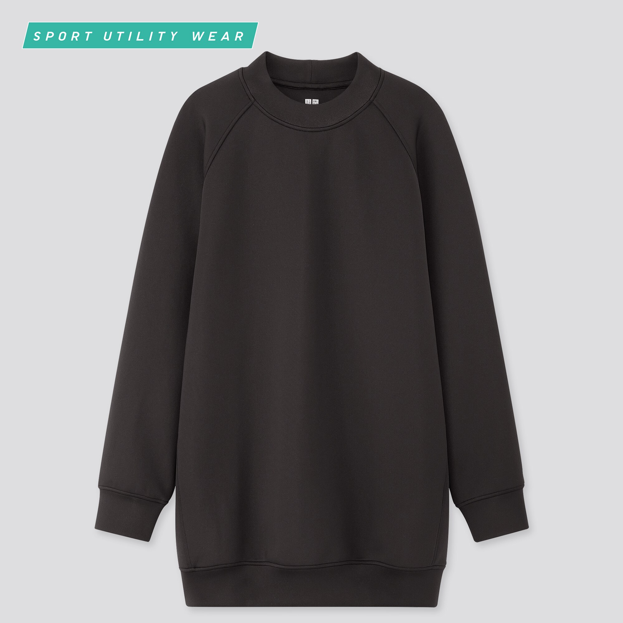 WOMEN DRY SOFT SWEAT LONG-SLEEVE TUNIC