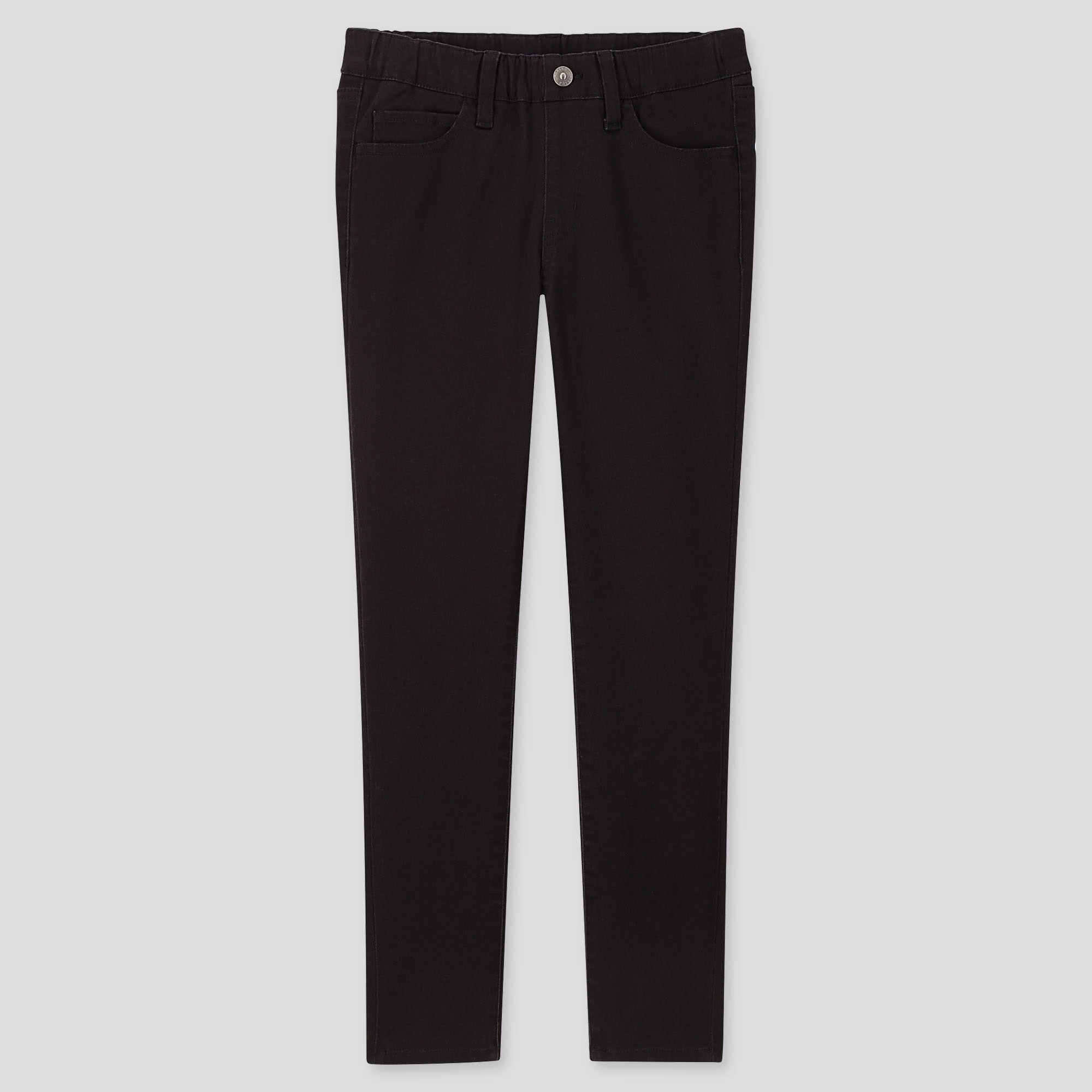black slim fit pants