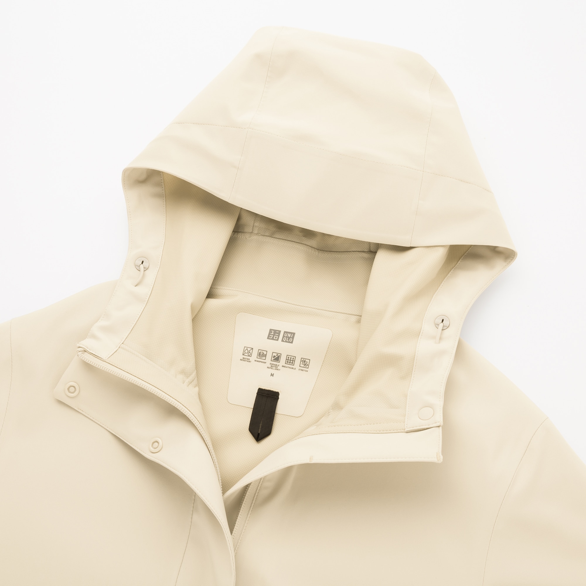 blocktech hooded coat