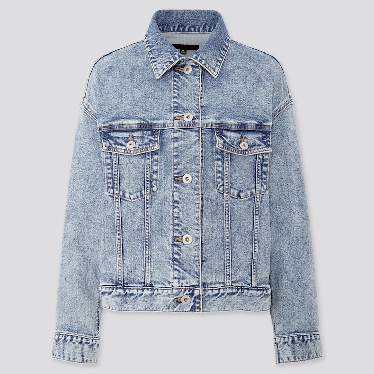 WOMEN DENIM OVERSIZED JACKET | UNIQLO US