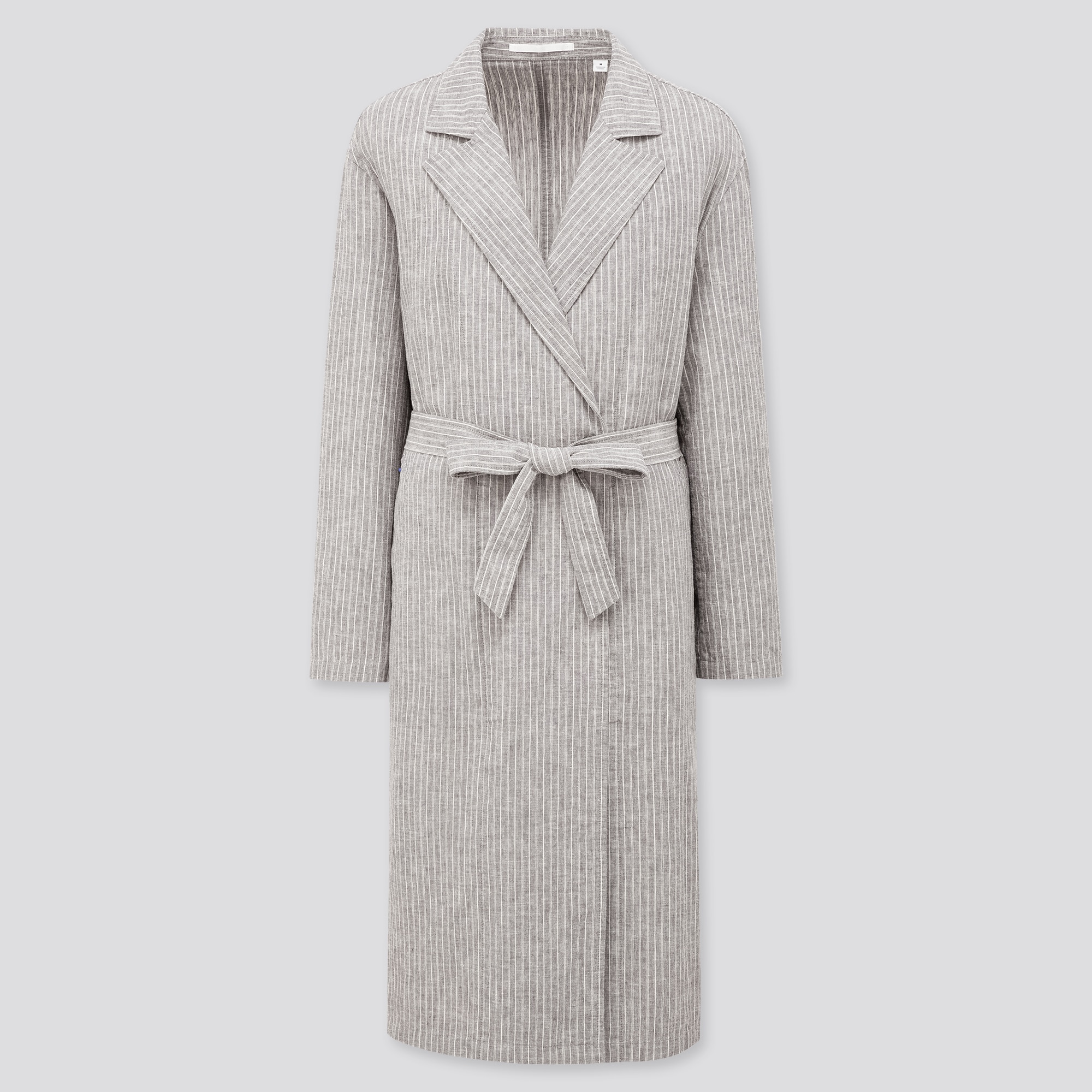 Women Linen Cotton Blend Coat
