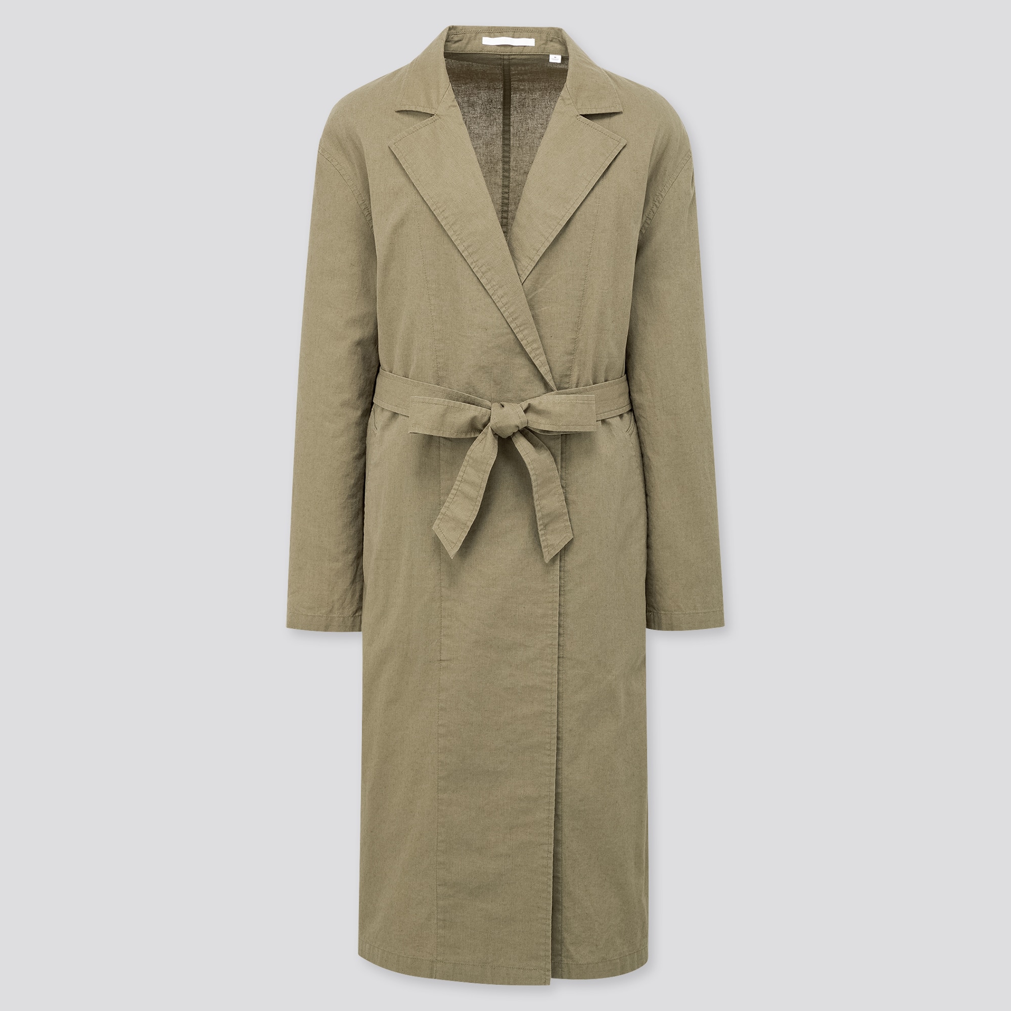 uniqlo linen coat