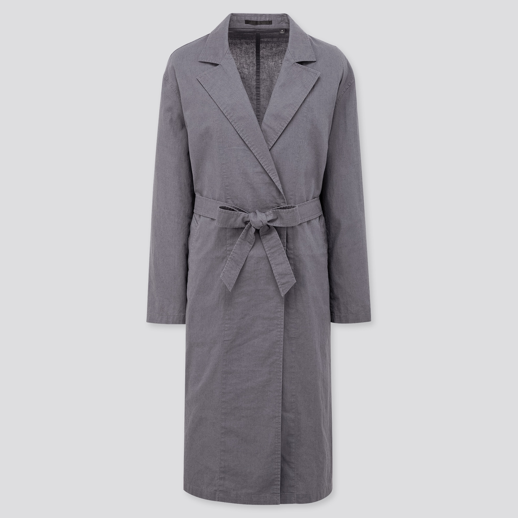 Women Linen Cotton Blend Coat
