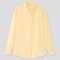 Women Rayon Long-Sleeve Blouse, Yellow, Small