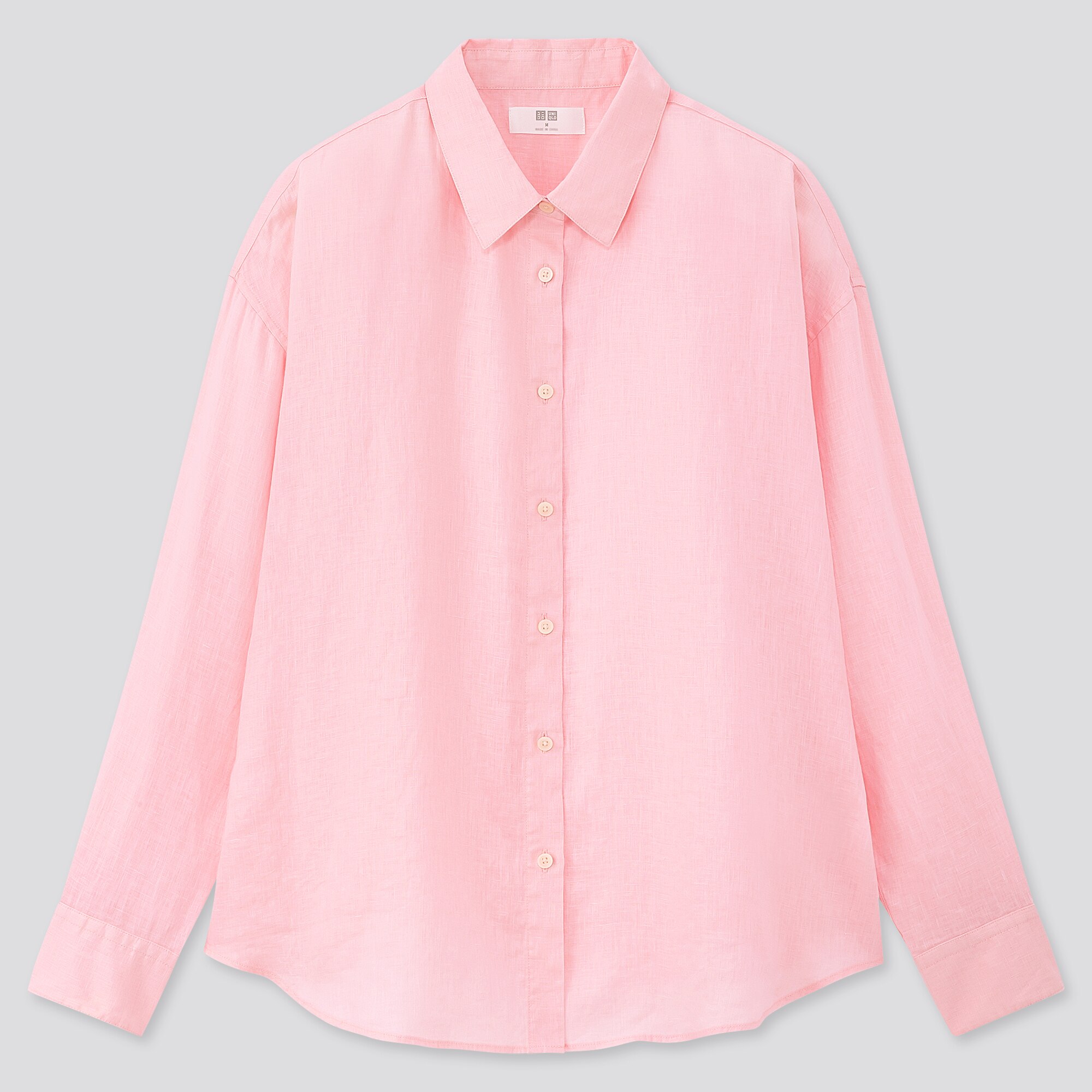 WOMEN PREMIUM LINEN LONG-SLEEVE SHIRT