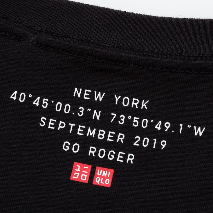 Men Short-Sleeve Graphic T-Shirt (Roger Federer 19us), White, Large