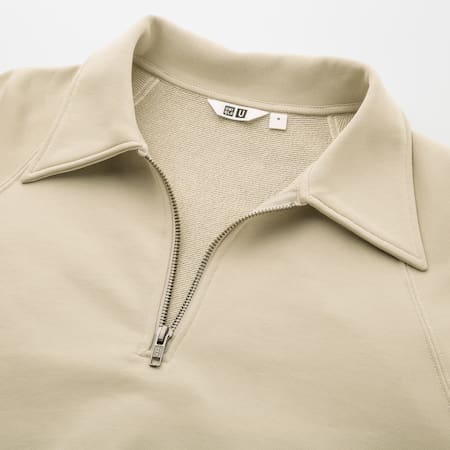 Women Uniqlo U Half-Zipped Sweat Pullover Shirt | UNIQLO UK