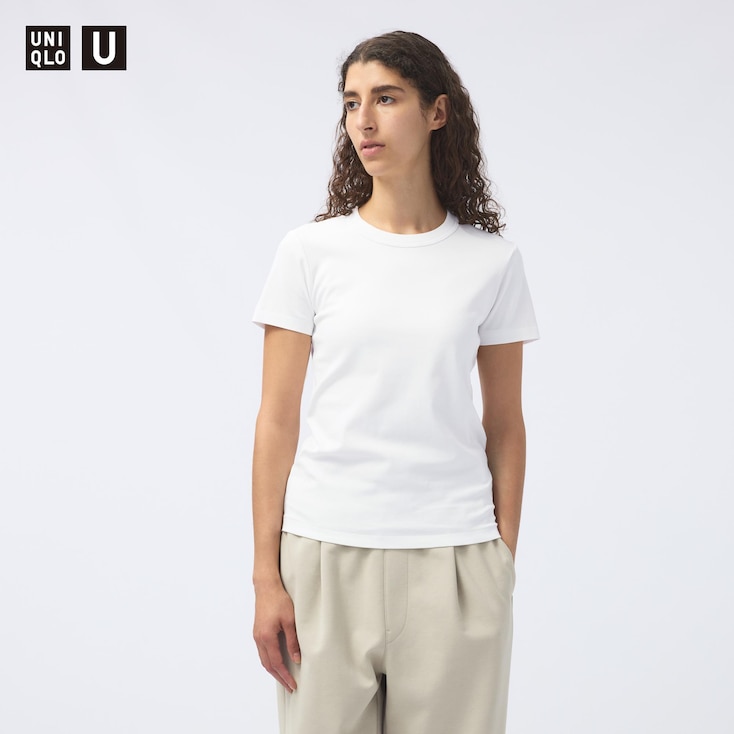 WOMEN U CREW NECK SHORT-SLEEVE T-SHIRT | UNIQLO US