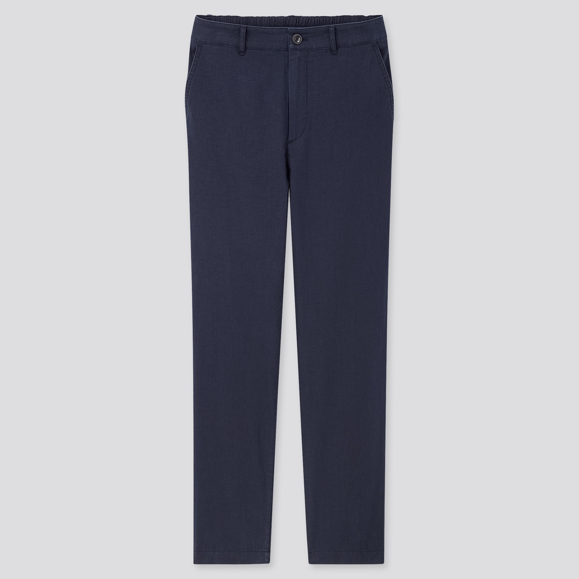 navy tapered pants