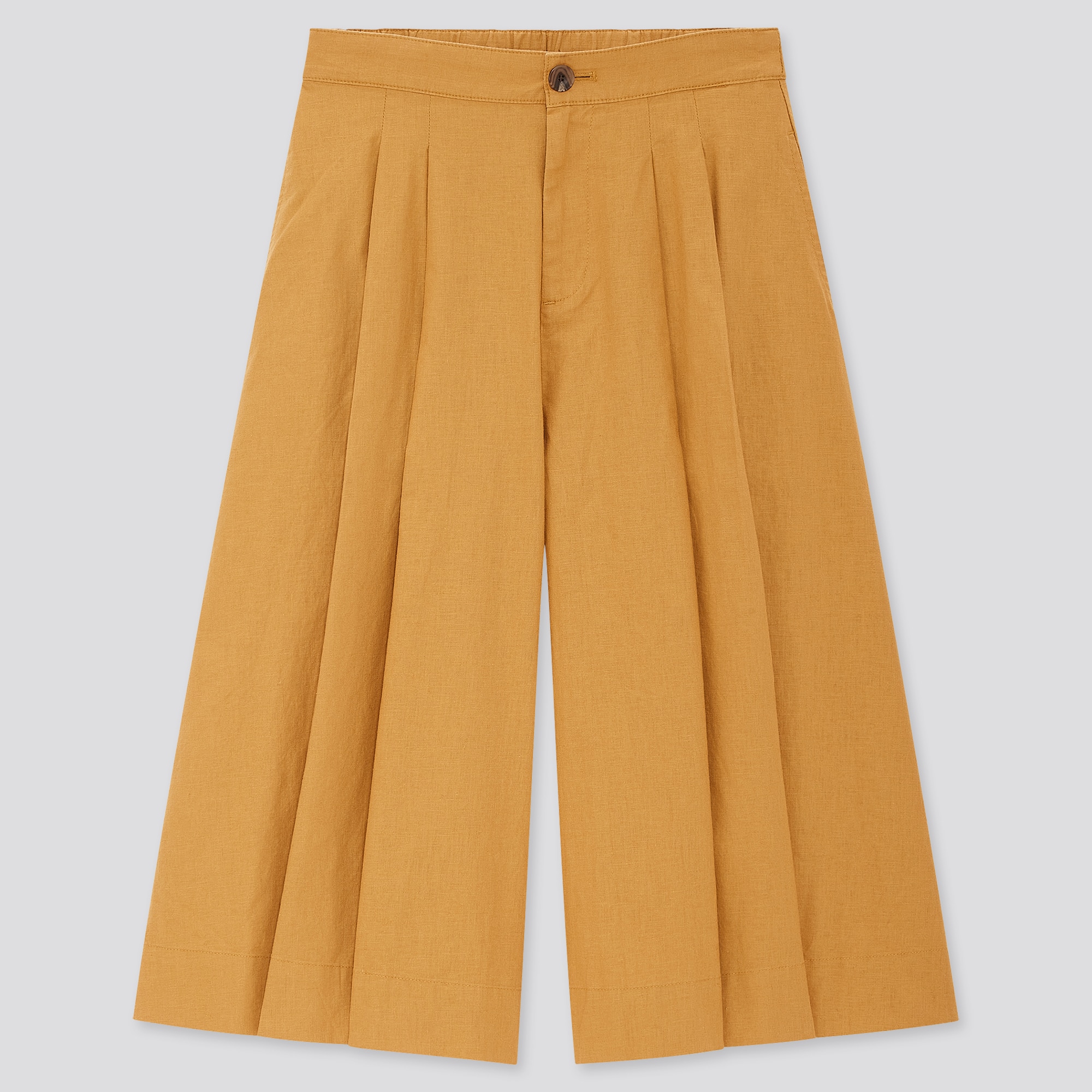 cotton cropped trousers
