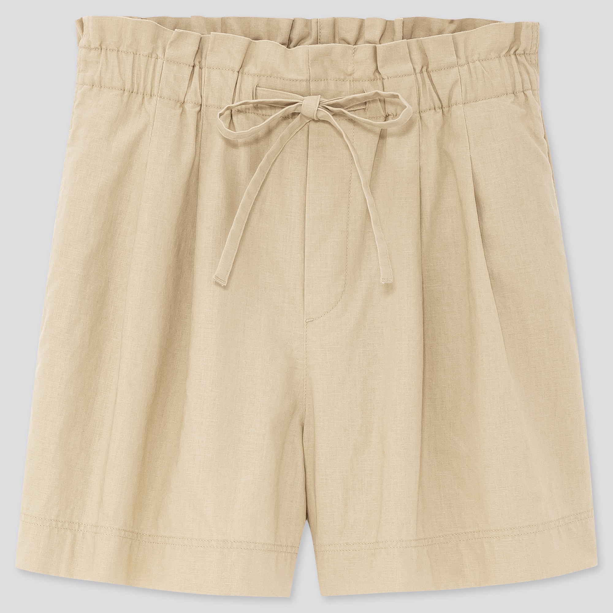 uniqlo women's linen shorts