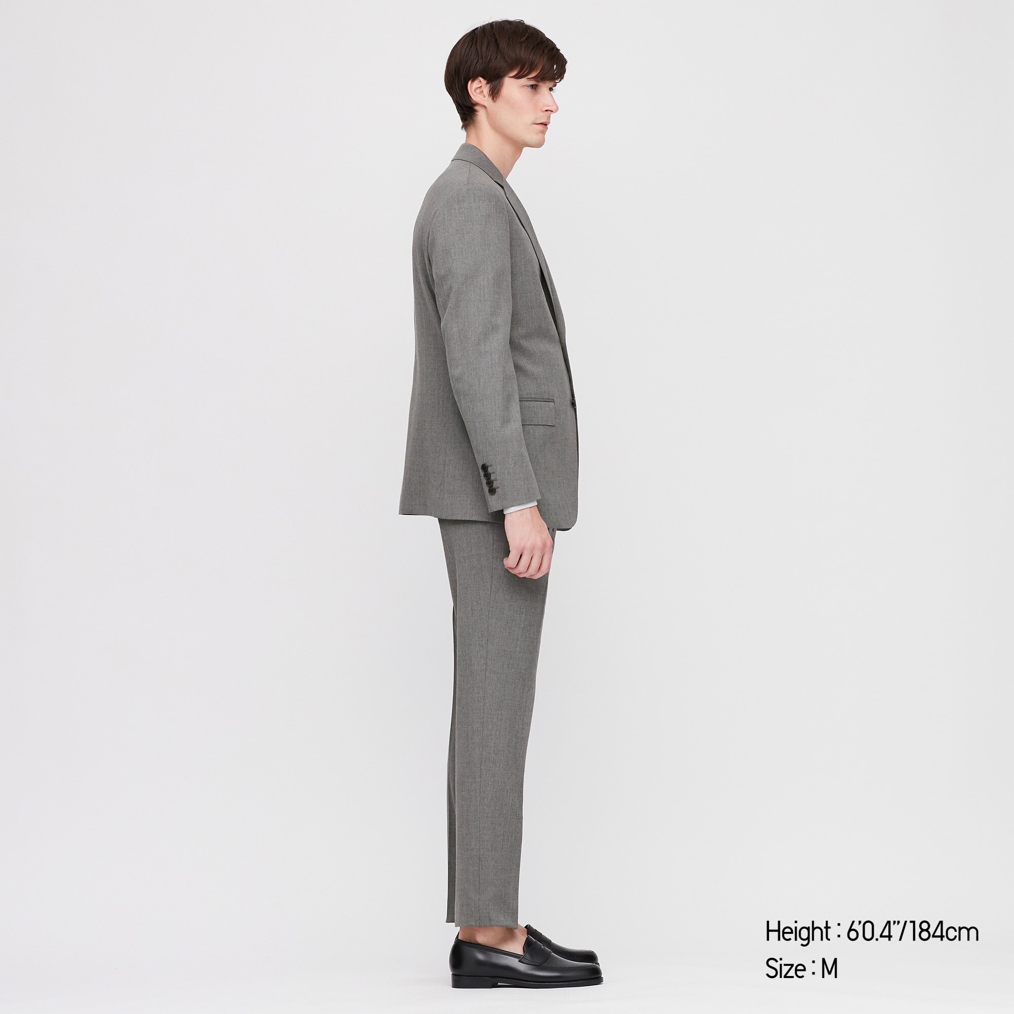 Men Wool Stretch Slim Fit Blazer Jacket | UNIQLO UK