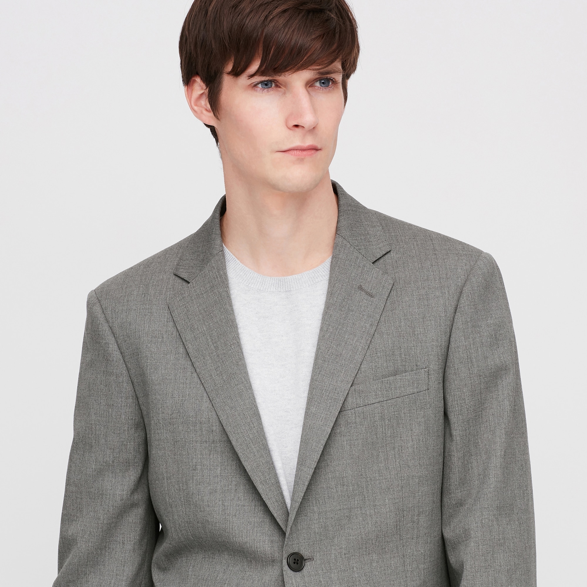 Men Wool Stretch Slim Fit Blazer Jacket | UNIQLO UK