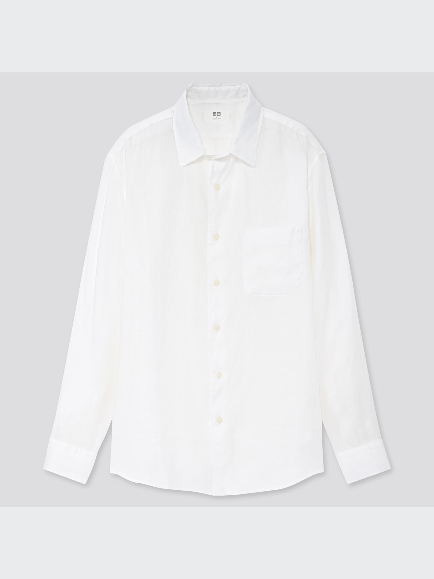 MEN'S PREMIUM LINEN LONG SLEEVE SHIRT | UNIQLO CA