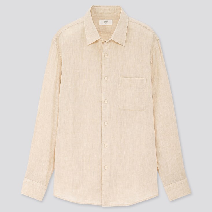 MEN PREMIUM LINEN LONG-SLEEVE SHIRT