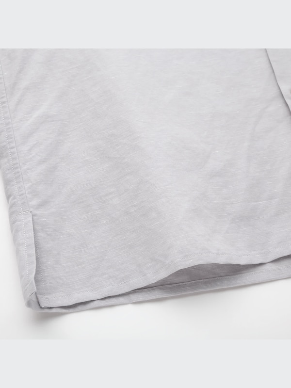 Linen Cotton Short-Sleeve Shirt