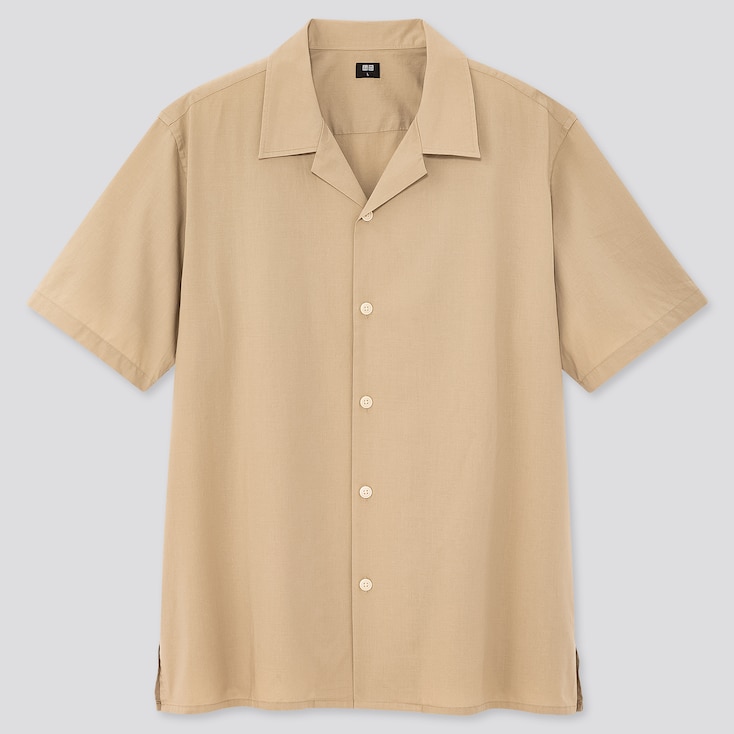 open collar short sleeve uniqlo