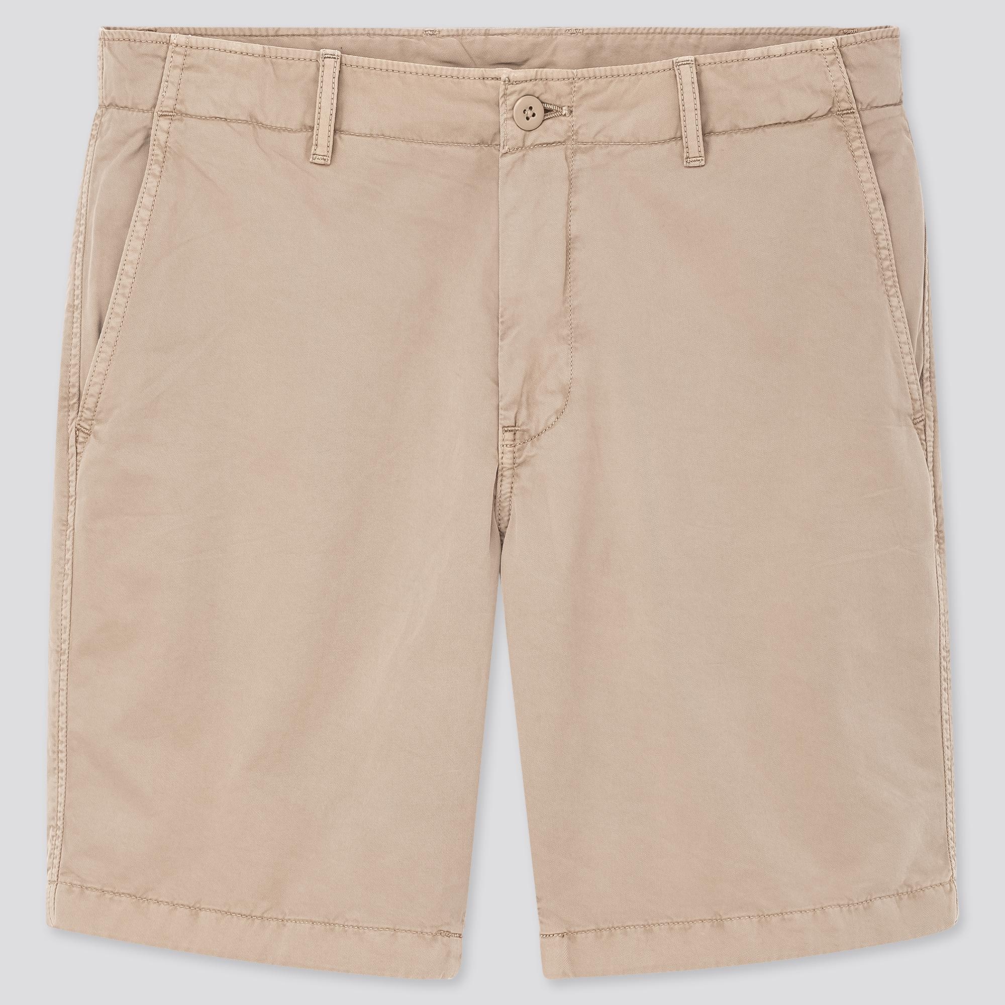 mens beige chino shorts