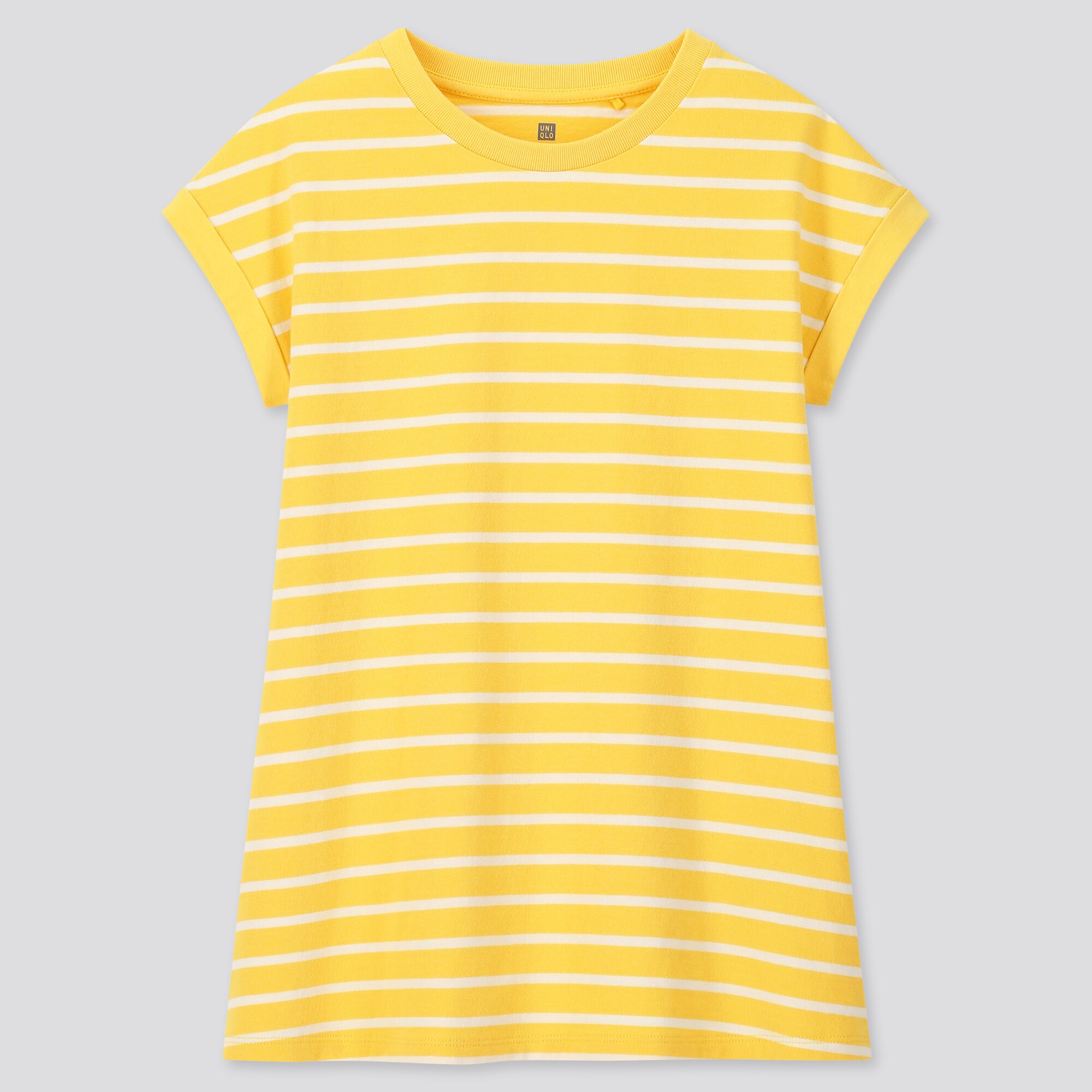 short sleeved yellow tunic