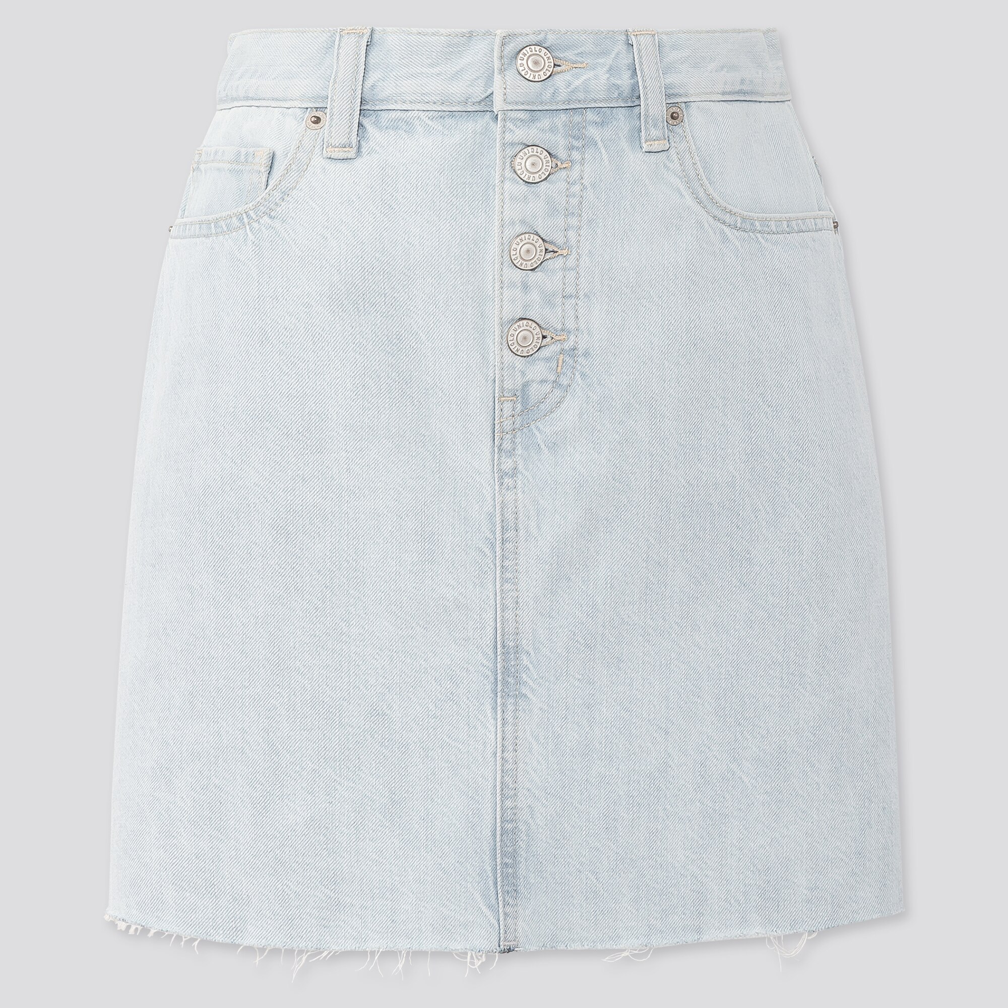 women's denim mini skirt