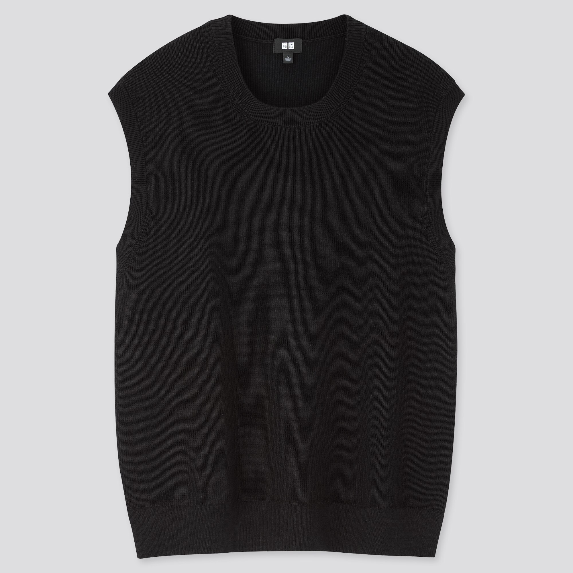 MEN OVERSIZED CREW NECK VEST UNIQLO US