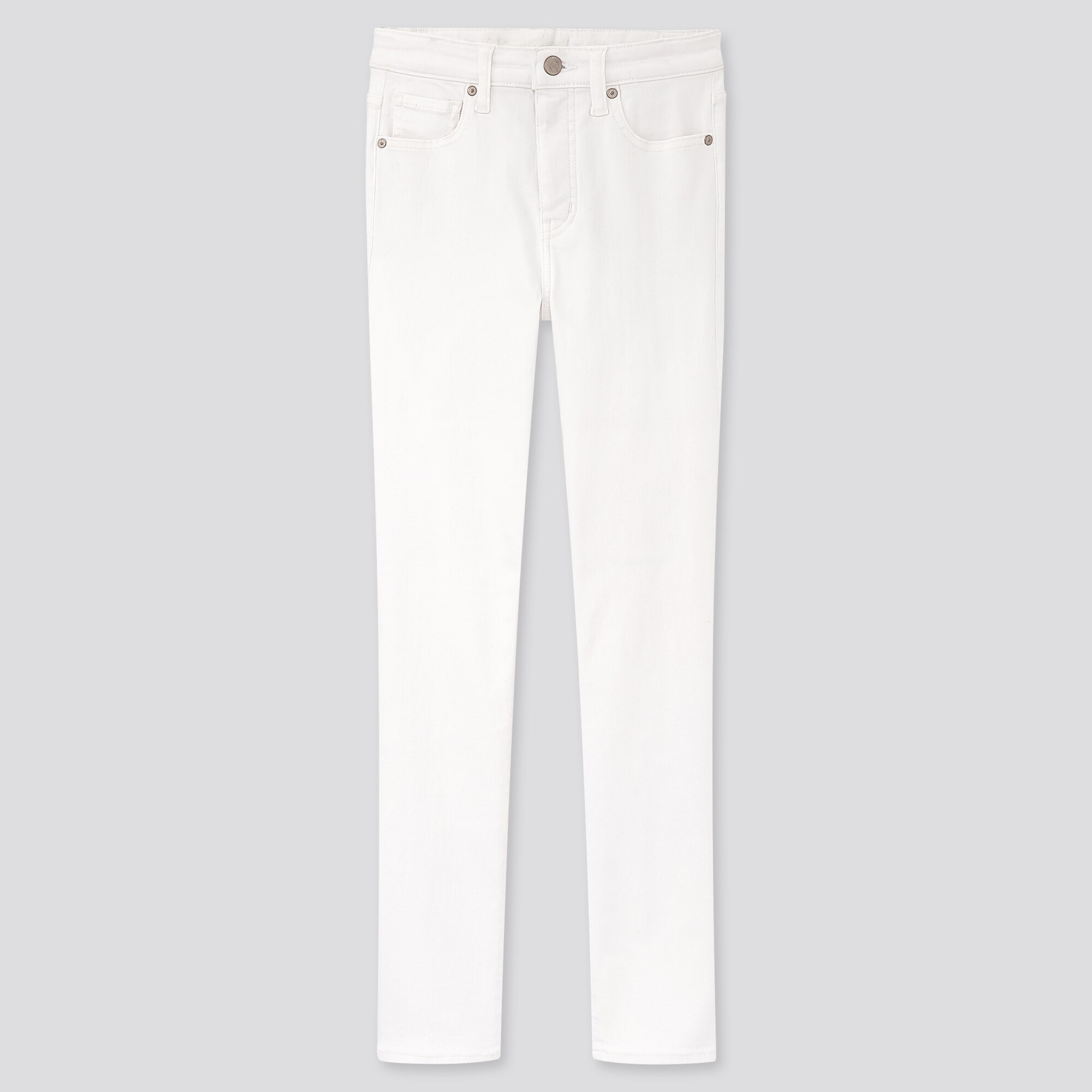 white jeans long length