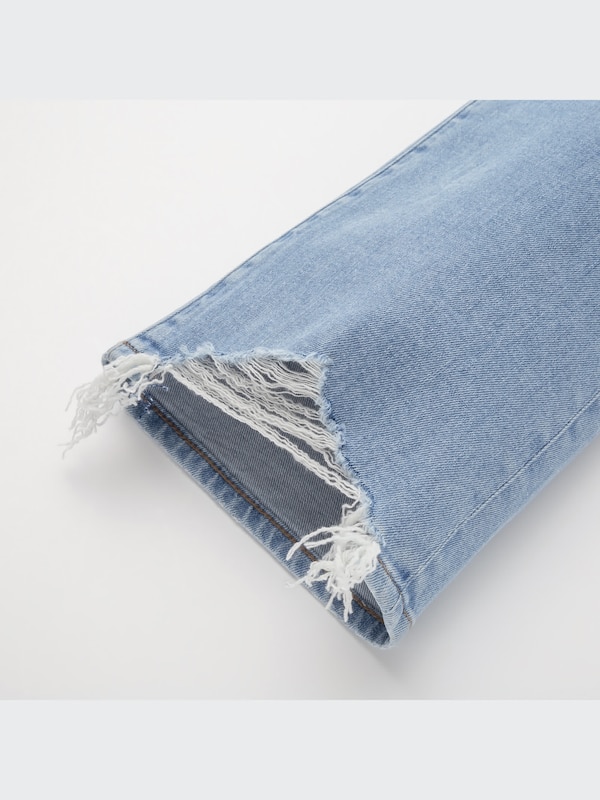 W's high rise skinny flare ankle jeans