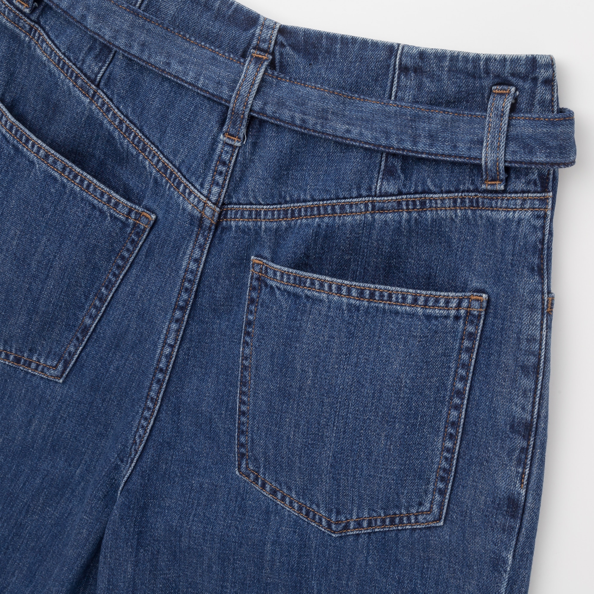 WOMEN BELTED PLEATED JEANS | UNIQLO US
