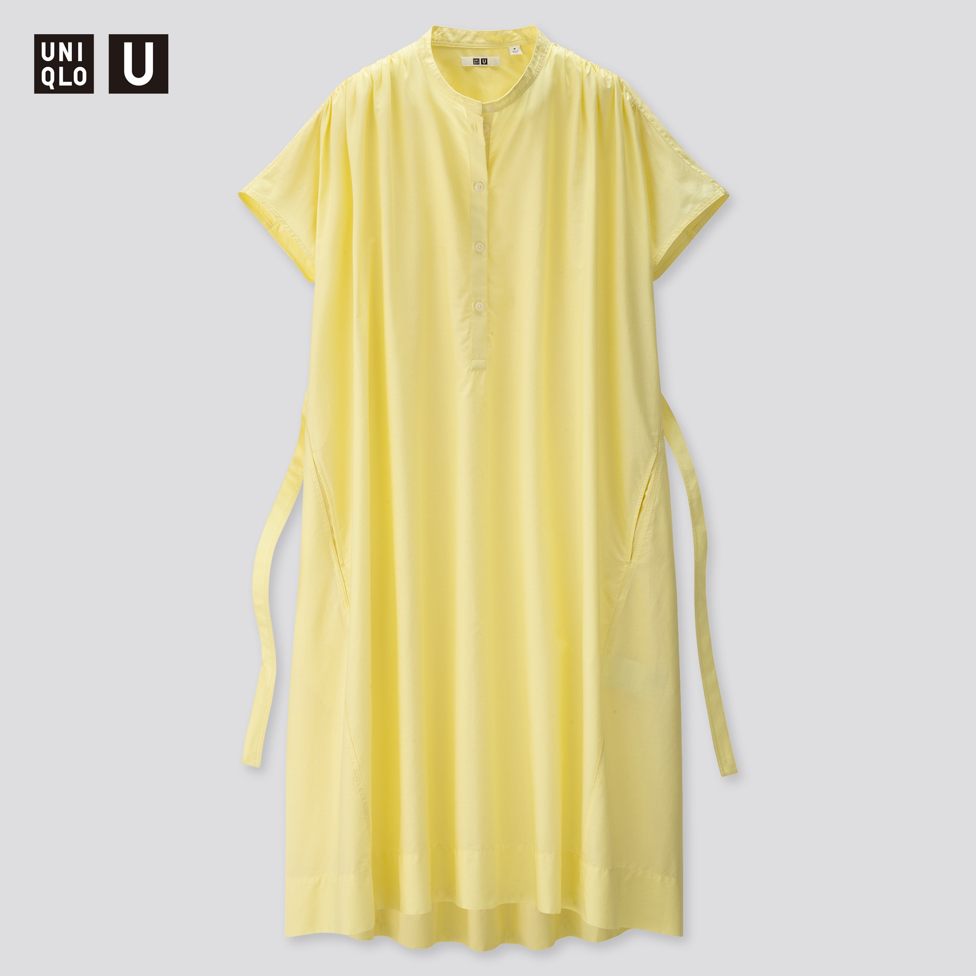 uniqlo striped shirt dress